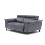 Sparta 2 Seater Recliner Sofa - 2 Str W/ 2 Power Recliner W/ 2 Power Headrest Cat NL/O/S - Power with Power Headrest & USB — NL5100 New York Dark Blue, gallery image 3