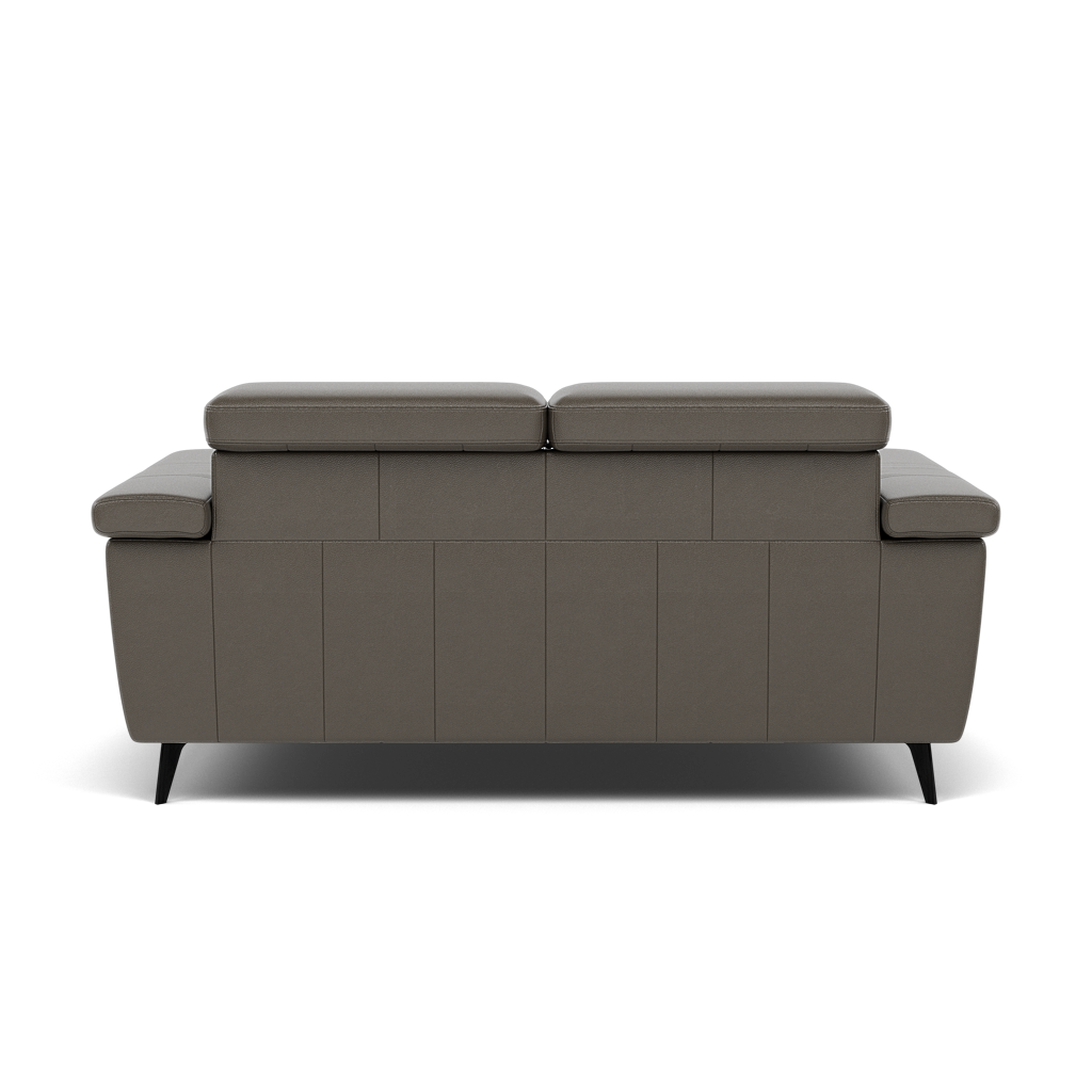Sparta 2 Seater Recliner Sofa - 2 Str W/ 2 Power Recliner W/ 2 Power Headrest Cat NL/O/S - Power with Power Headrest & USB — NL5101 New York Anthkacite Grey, gallery image 2