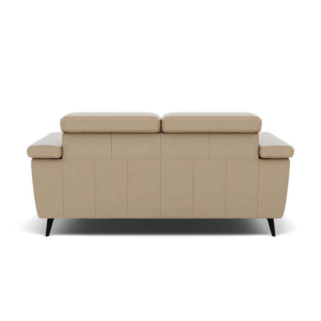 Sparta 2 Seater Recliner Sofa - 2 Str W/ 2 Power Recliner W/ 2 Power Headrest Cat NL/O/S - Power with Power Headrest & USB — NL5103 New York Sand, gallery image 2
