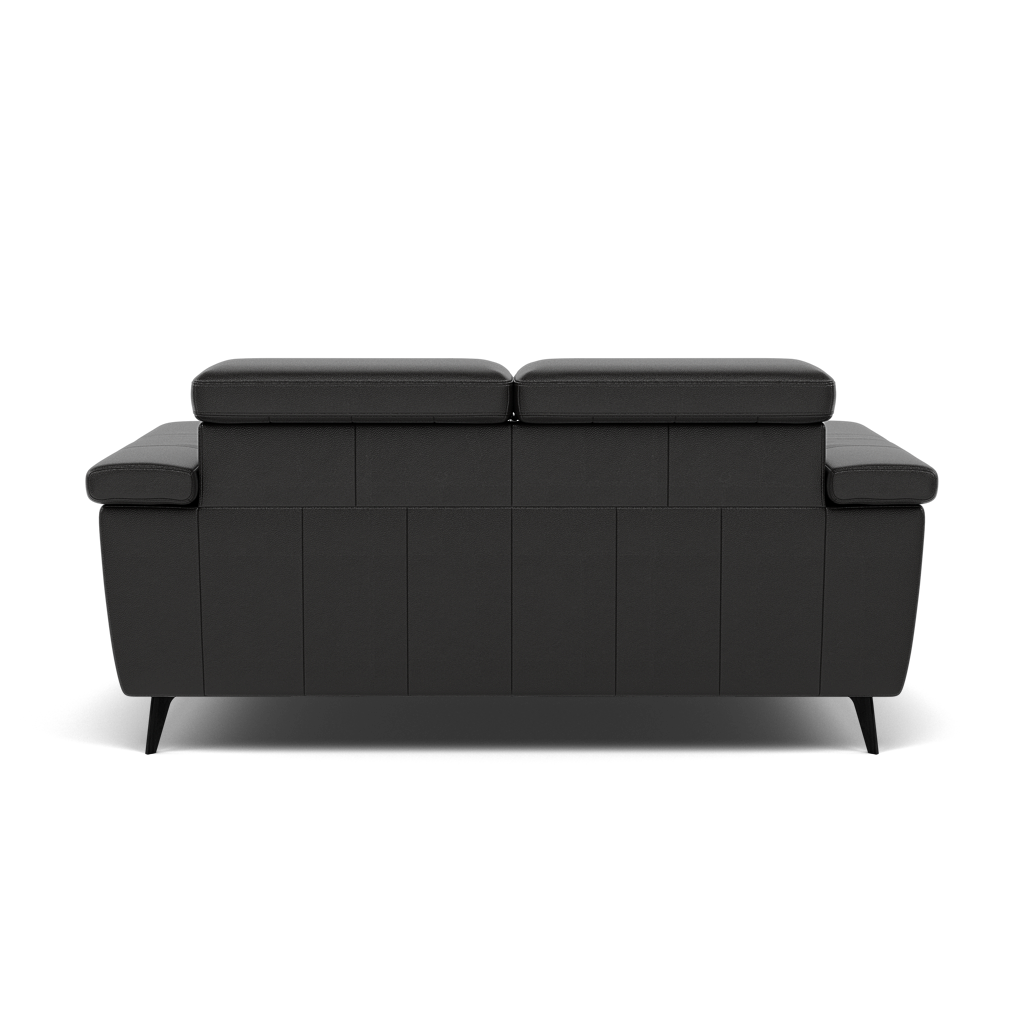 Sparta 2 Seater Recliner Sofa - 2 Str W/ 2 Power Recliner W/ 2 Power Headrest Cat NL/O/S - Power with Power Headrest & USB — NL5109 New York Midnight, gallery image 2