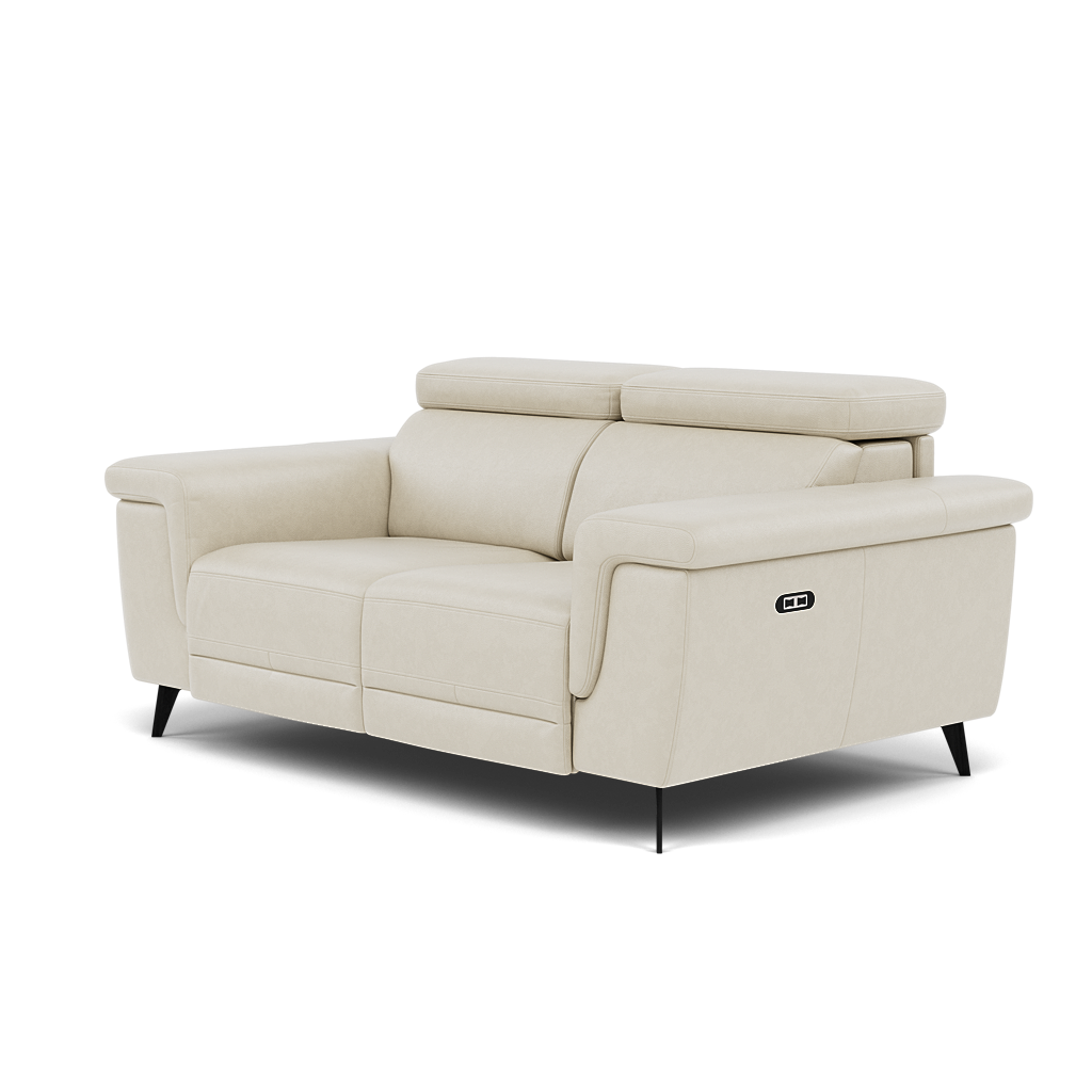 Sparta 2 Seater Recliner Sofa - 2 Str W/ 2 Power Recliner W/ 2 Power Headrest Cat NL/O/S - Power with Power Headrest & USB — O7015 Oslo Light Grey, gallery image 3