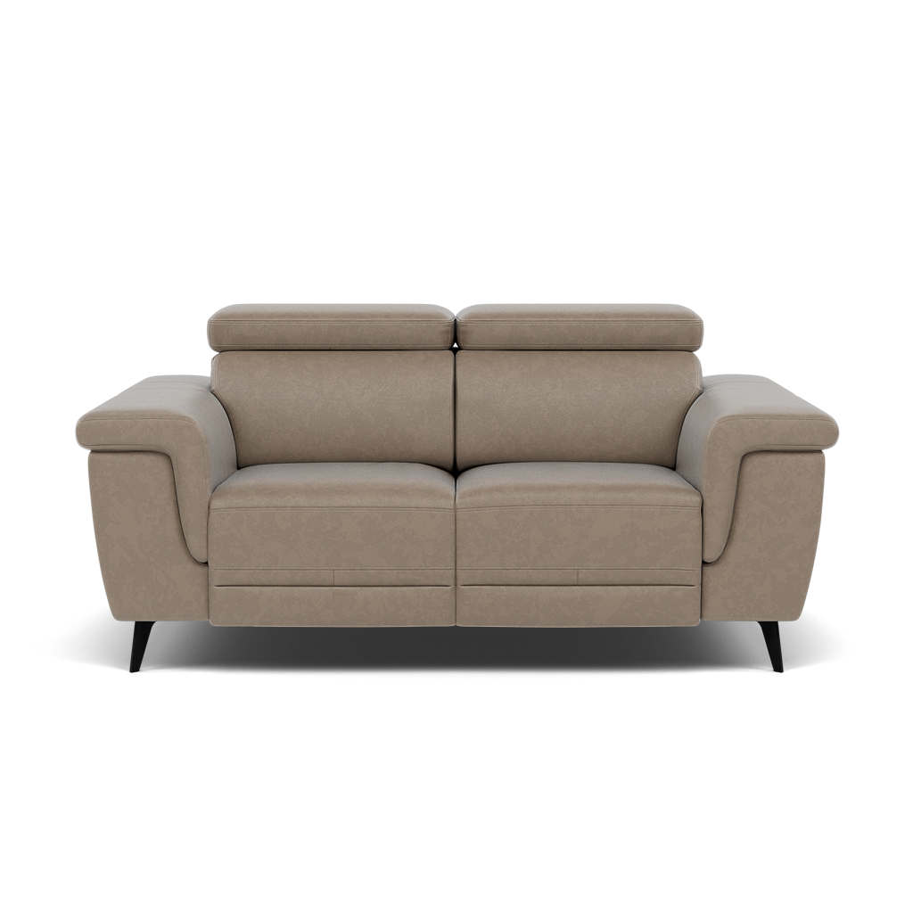 Sparta 2 Seater Recliner Sofa - 2 Str W/ 2 Power Recliner W/ 2 Power Headrest Cat NL/O/S - Power with Power Headrest & USB 2 Seater Sofas Sterling Home 9 O7023 Oslo Elephant Grey