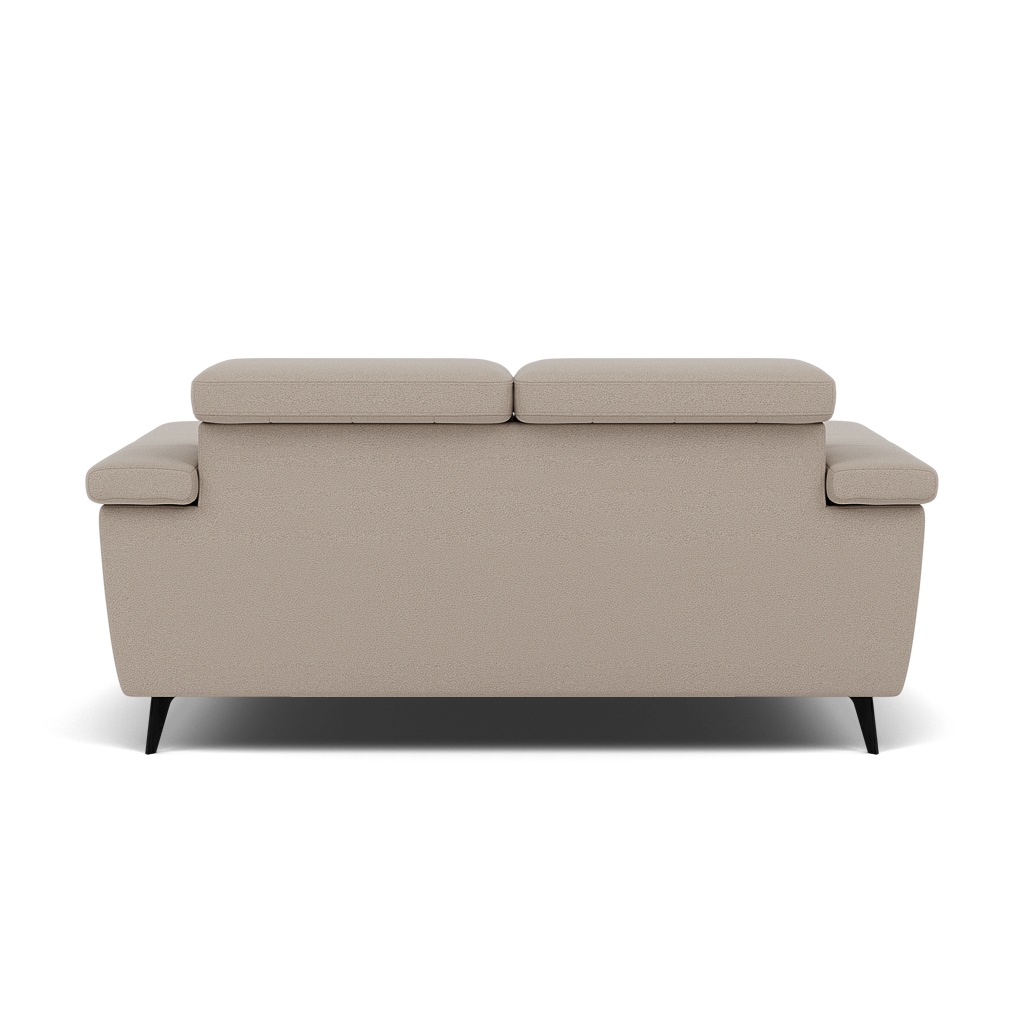 Sparta 2 Seater Recliner Sofa - 2 Str W/ 2 Power Recliner W/ 2 Power Headrest Fabric - Power with Power Headrest & USB — CU9101-5-UK Oxford Beige, gallery image 2