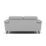 Sparta 2 Seater Recliner Sofa - 2 Str W/ 2 Power Recliner W/ 2 Power Headrest Fabric - Power with Power Headrest & USB — CU9102-5-UK Oxford Silver, gallery image 2