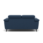 Sparta 2 Seater Recliner Sofa - 2 Str W/ 2 Power Recliner W/ 2 Power Headrest Fabric - Power with Power Headrest & USB — KB-1290-UK Amigo Navy, gallery image 2