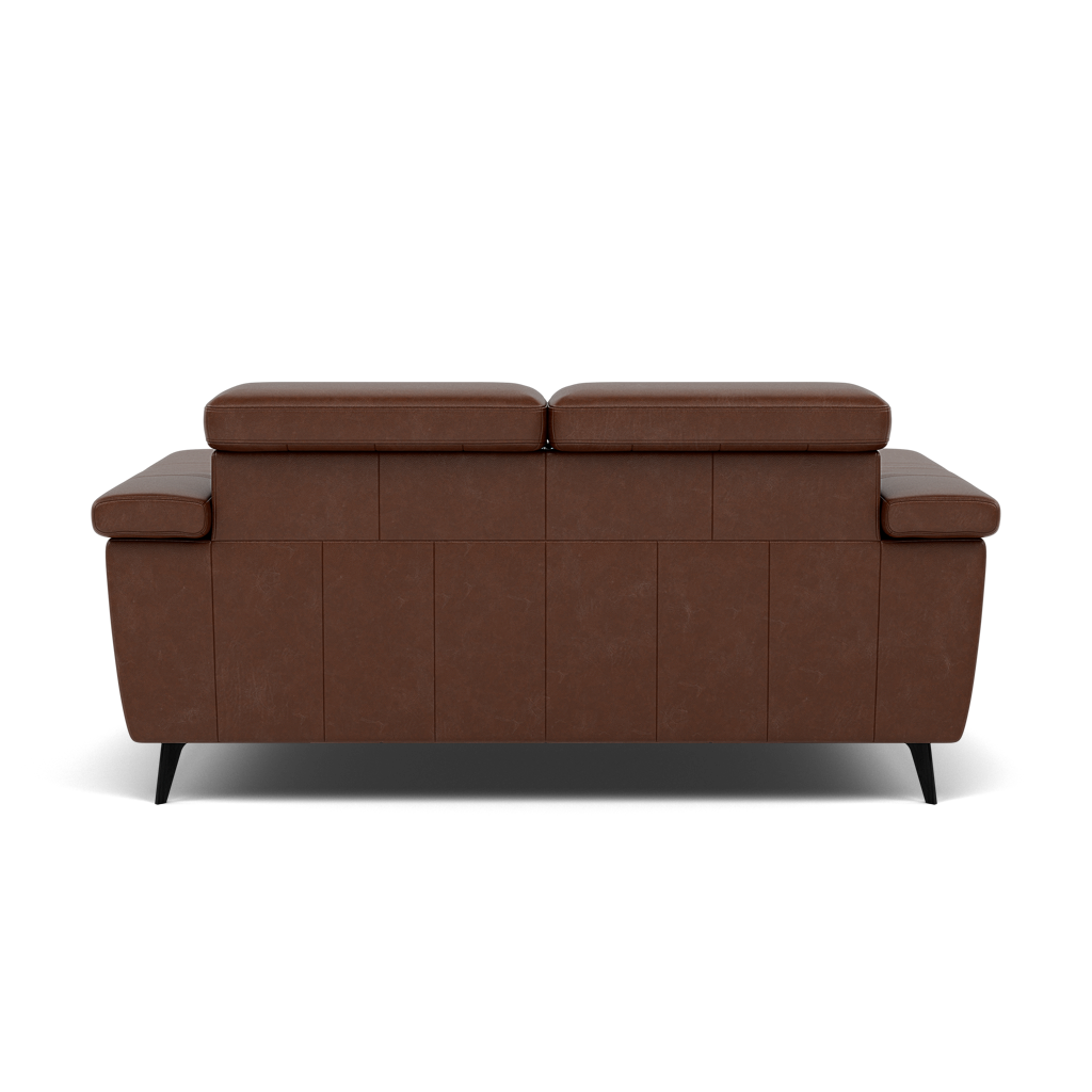 Sparta 2 Seater Recliner Sofa - 2 Str W/ 2 Power Recliner W/ 2 Ratchet Headrest Cat M/S - Power with Manual Headrest — M1595 Monaco Coffee, gallery image 2