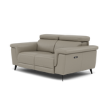 Sparta 2 Seater Recliner Sofa - 2 Str W/ 2 Power Recliner W/ 2 Ratchet Headrest Cat M/S - Power with Manual Headrest — M5653 Melbourne Light Grey, gallery image 3