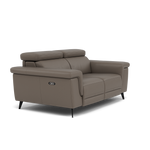 Sparta 2 Seater Recliner Sofa - 2 Str W/ 2 Power Recliner W/ 2 Ratchet Headrest Cat M/S - Power with Manual Headrest — M5655 Melbourne Dark Grey, gallery image 1