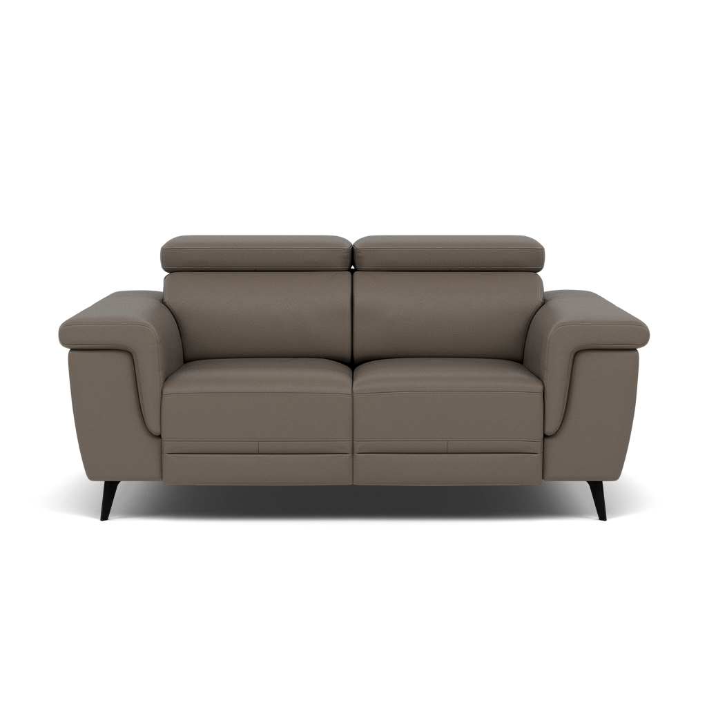 Sparta 2 Seater Recliner Sofa - 2 Str W/ 2 Power Recliner W/ 2 Ratchet Headrest Cat M/S - Power with Manual Headrest 2 Seater Sofas Sterling Home 5 M5655 Melbourne Dark Grey