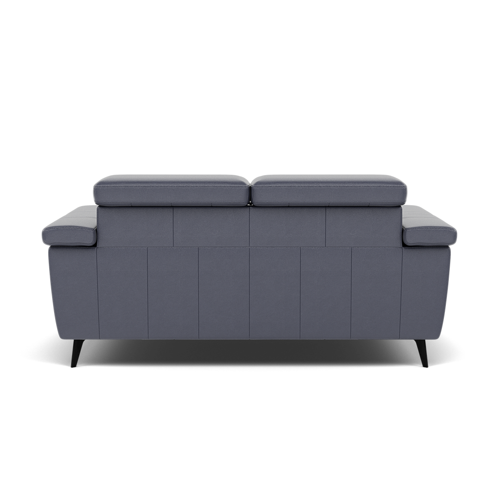 Sparta 2 Seater Recliner Sofa - 2 Str W/ 2 Power Recliner W/ 2 Ratchet Headrest Cat NL/O/S - Power with Manual Headrest — NL5100 New York Dark Blue, gallery image 2
