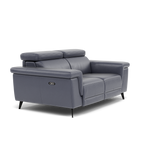 Sparta 2 Seater Recliner Sofa - 2 Str W/ 2 Power Recliner W/ 2 Ratchet Headrest Cat NL/O/S - Power with Manual Headrest — NL5100 New York Dark Blue, gallery image 1
