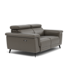 Sparta 2 Seater Recliner Sofa - 2 Str W/ 2 Power Recliner W/ 2 Ratchet Headrest Cat NL/O/S - Power with Manual Headrest — NL5101 New York Anthkacite Grey, gallery image 1
