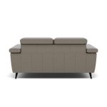 Sparta 2 Seater Recliner Sofa - 2 Str W/ 2 Power Recliner W/ 2 Ratchet Headrest Cat NL/O/S - Power with Manual Headrest — NL5102 New York Cement, gallery image 2