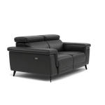 Sparta 2 Seater Recliner Sofa - 2 Str W/ 2 Power Recliner W/ 2 Ratchet Headrest Cat NL/O/S - Power with Manual Headrest — NL5109 New York Midnight, gallery image 1
