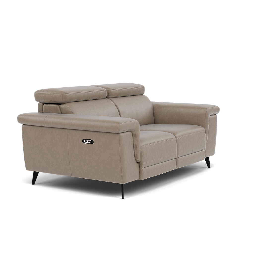 Sparta 2 Seater Recliner Sofa - 2 Str W/ 2 Power Recliner W/ 2 Ratchet Headrest Cat NL/O/S - Power with Manual Headrest — O7023 Oslo Elephant Grey, gallery image 1