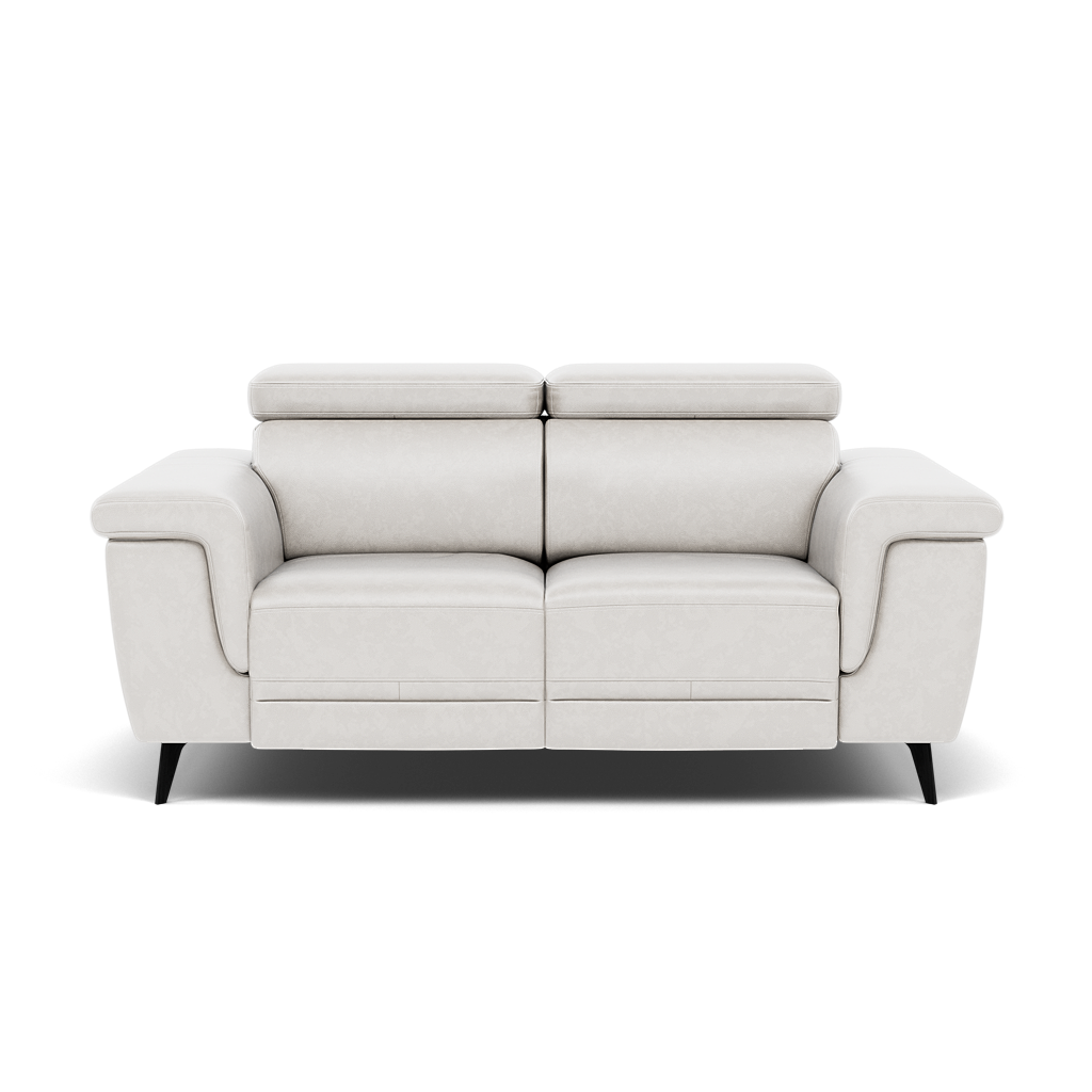 Sparta 2 Seater Recliner Sofa - 2 Str W/ 2 Power Recliner W/ 2 Ratchet Headrest Cat NL/O/S - Power with Manual Headrest 2 Seater Sofas Sterling Home 11 O7304 Orlando Quiet Grey