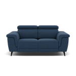 Sparta 2 Seater Recliner Sofa - 2 Str W/ 2 Power Recliner W/ 2 Ratchet Headrest Fabric - Power with Manual Headrest 2 Seater Sofas Sterling Home 8 KB-1290-UK Amigo Navy