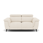 Sparta 2 Seater Recliner Sofa - 2 Str W/ 2 Power Recliner W/ 2 Ratchet Headrest Fabric - Power with Manual Headrest 2 Seater Sofas Sterling Home 4 KB-1285-UK Darwin Ivory