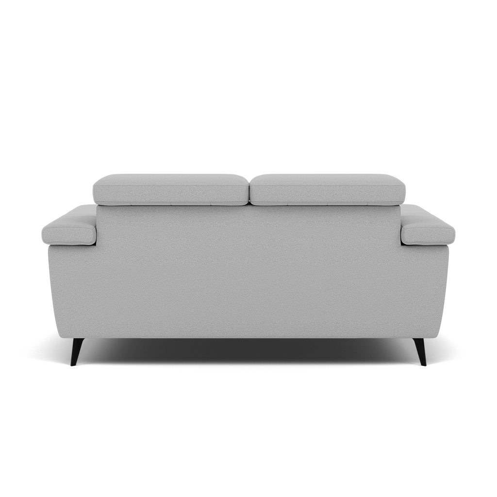 Sparta 2 Seater Recliner Sofa - 2 Str W/ 2 Power Recliner W/ 2 Ratchet Headrest Fabric - Power with Manual Headrest — CU9102-5-UK Oxford Silver, gallery image 2