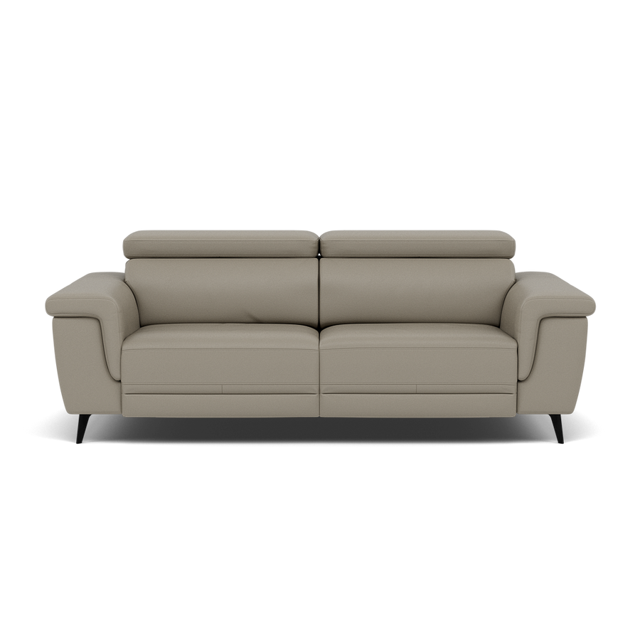 Sparta 3 Seater Recliner Sofa - 3 Str W/ 2 Power Recliner W/ 2 Power Headrest Cat M/S - Power with Power Headrest Sterling Home 1 M5653 Melbourne Light Grey