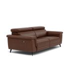 Sparta 3 Seater Recliner Sofa - 3 Str W/ 2 Power Recliner W/ 2 Power Headrest Cat M/S - Power with Power Headrest & USB — M1595 Monaco Coffee, gallery image 1