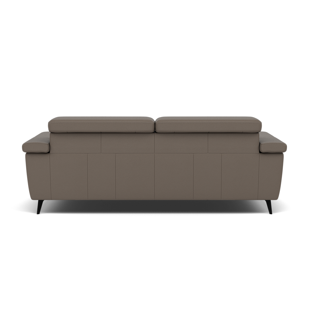 Sparta 3 Seater Recliner Sofa - 3 Str W/ 2 Power Recliner W/ 2 Power Headrest Cat M/S - Power with Power Headrest & USB — M5655 Melbourne Dark Grey, gallery image 2