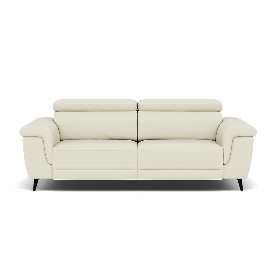 Sparta 3 Seater Recliner Sofa - 3 Str W/ 2 Power Recliner W/ 2 Power Headrest Cat M/S - Power with Power Headrest Sterling Home M5651 Melbourne White 2