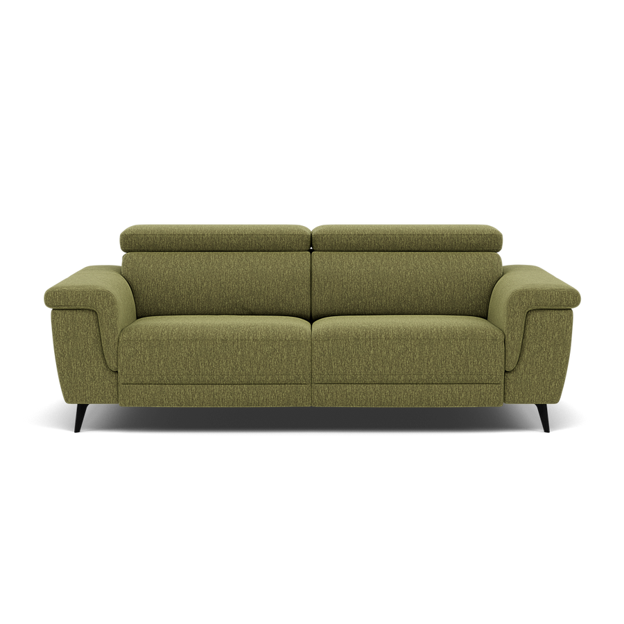 Sparta 3 Seater Recliner Sofa - 3 Str W/ 2 Power Recliner W/ 2 Power Headrest Fabric - Power with Power Headrest Sterling Home 1