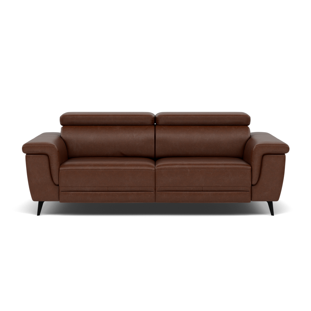 Sparta 3 Seater Recliner Sofa - 3 Str W/ 2 Power Recliner W/ 2 Ratchet Headrest Cat M/S - Power with Manual Headrest 3 Seater Sofas Sterling Home 1 M1595 Monaco Coffee