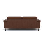 Sparta 3 Seater Recliner Sofa - 3 Str W/ 2 Power Recliner W/ 2 Ratchet Headrest Cat M/S - Power with Manual Headrest — M1595 Monaco Coffee, gallery image 2