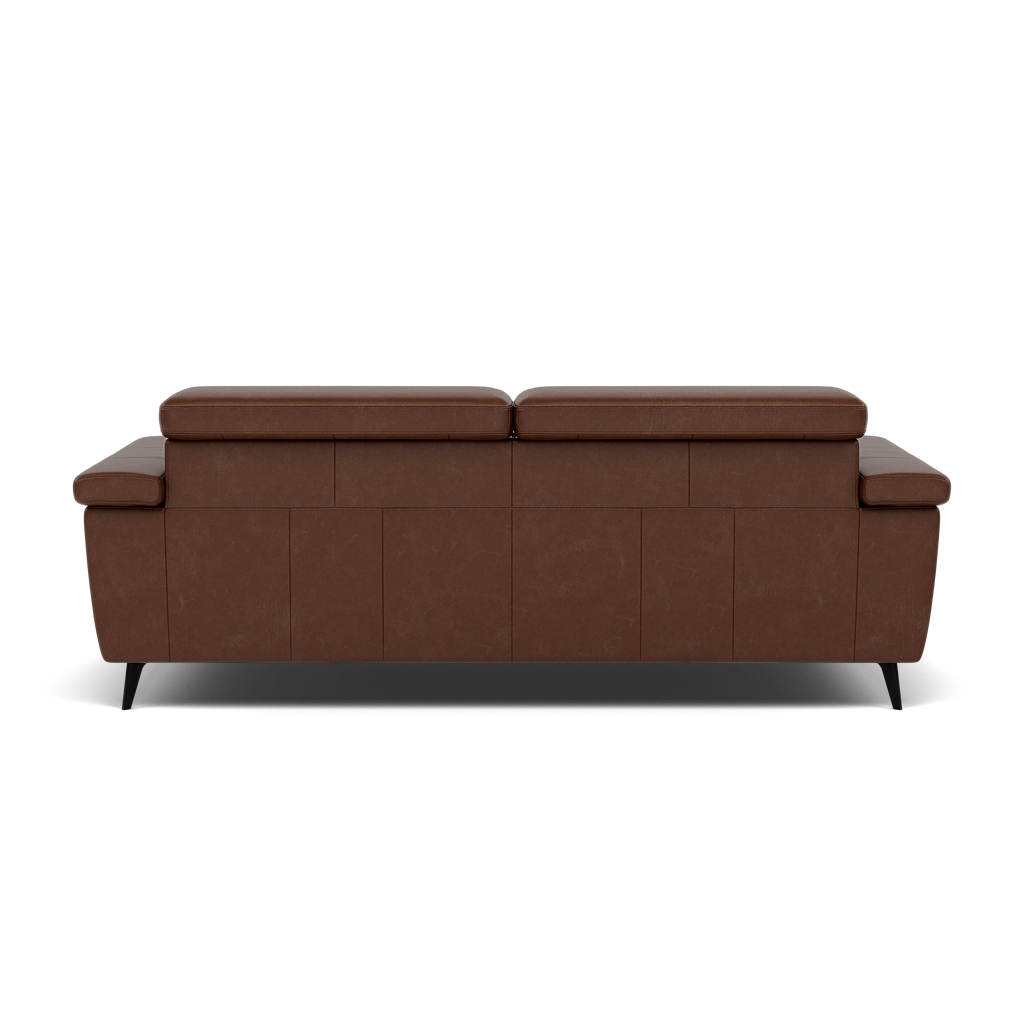 Sparta 3 Seater Recliner Sofa - 3 Str W/ 2 Power Recliner W/ 2 Ratchet Headrest Cat M/S - Power with Manual Headrest — M1595 Monaco Coffee, gallery image 2