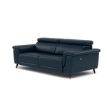 Sparta 3 Seater Recliner Sofa - 3 Str W/ 2 Power Recliner W/ 2 Ratchet Headrest Cat M/S - Power with Manual Headrest — M5661 Melbourne Navy Blue, gallery image 3