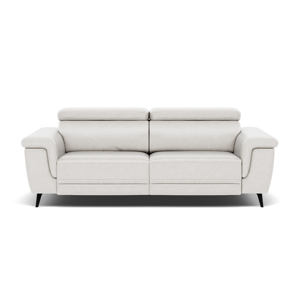 Sparta 3 Seater Recliner Sofa - 3 Str W/ 2 Power Recliner W/ 2 Ratchet Headrest Cat NL/O/S - Power with Manual Headrest 3 Seater Sofas Sterling Home 11 O7304 Orlando Quiet Grey