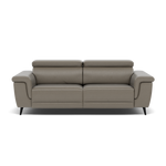 Sparta 3 Seater Recliner Sofa - 3 Str W/ 2 Power Recliner W/ 2 Ratchet Headrest Cat NL/O/S - Power with Manual Headrest 3 Seater Sofas Sterling Home 4 NL5102 New York Cement