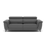 Sparta 3 Seater Recliner Sofa - 3 Str W/ 2 Power Recliner W/ 2 Ratchet Headrest Cat NL/O/S - Power with Manual Headrest 3 Seater Sofas Sterling Home 10 O7300 Orlando Dark Grey
