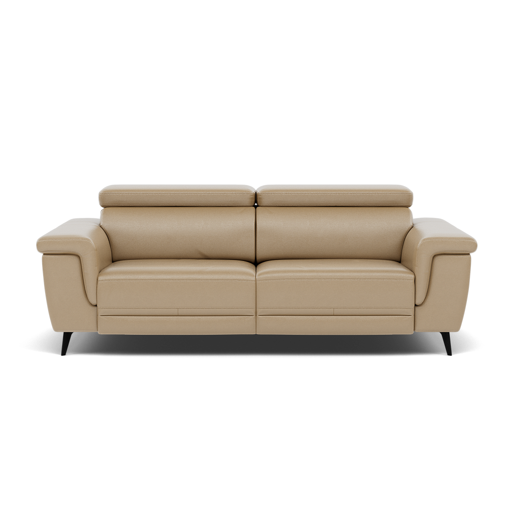 Sparta 3 Seater Recliner Sofa - 3 Str W/ 2 Power Recliner W/ 2 Ratchet Headrest Cat NL/O/S - Power with Manual Headrest 3 Seater Sofas Sterling Home 5 NL5103 New York Sand