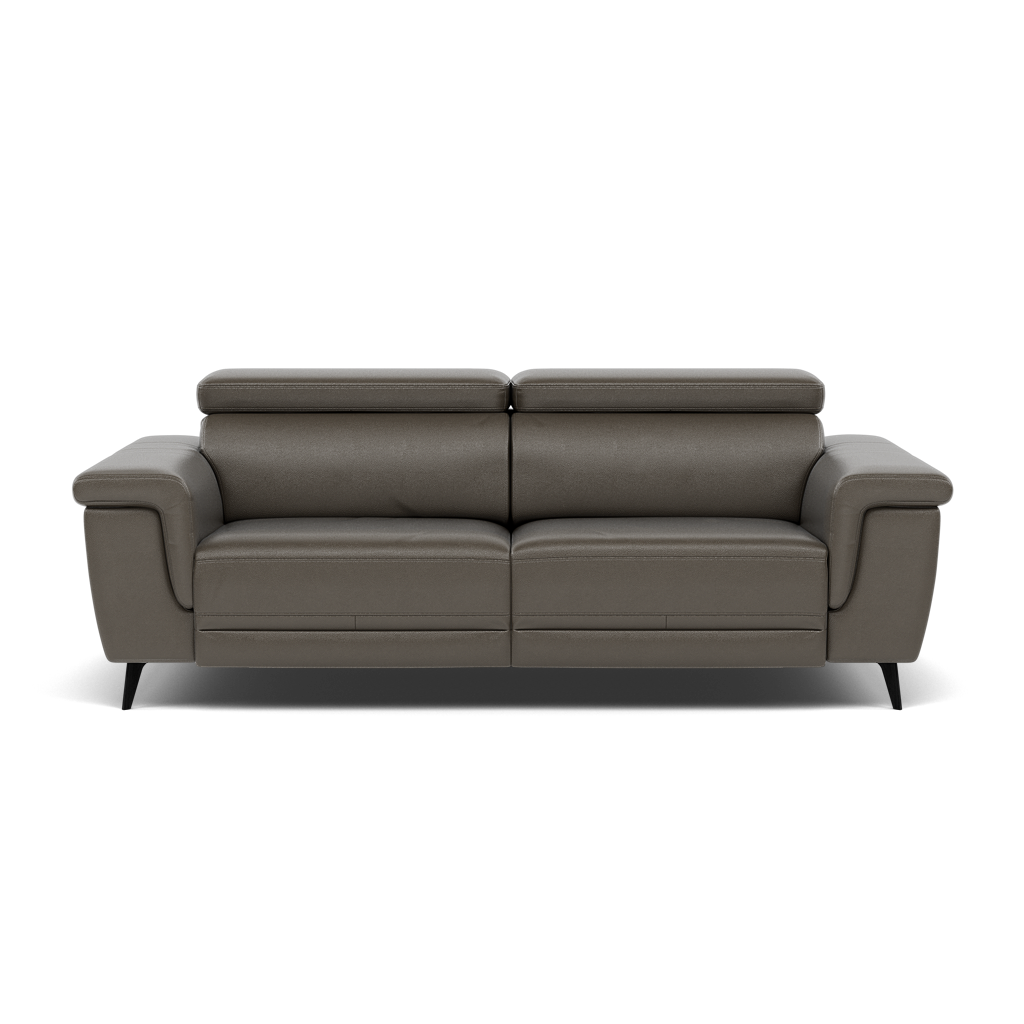 Sparta 3 Seater Recliner Sofa - 3 Str W/ 2 Power Recliner W/ 2 Ratchet Headrest Cat NL/O/S - Power with Manual Headrest 3 Seater Sofas Sterling Home 3 NL5101 New York Anthkacite Grey