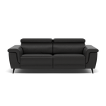 Sparta 3 Seater Recliner Sofa - 3 Str W/ 2 Power Recliner W/ 2 Ratchet Headrest Cat NL/O/S - Power with Manual Headrest 3 Seater Sofas Sterling Home 6 NL5109 New York Midnight