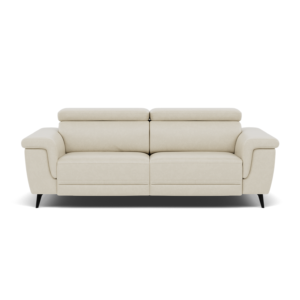 Sparta 3 Seater Recliner Sofa - 3 Str W/ 2 Power Recliner W/ 2 Ratchet Headrest Cat NL/O/S - Power with Manual Headrest 3 Seater Sofas Sterling Home 8 O7015 Oslo Light Grey