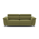 Sparta 3 Seater Recliner Sofa - 3 Str W/ 2 Power Recliner W/ 2 Ratchet Headrest Fabric - Power with Manual Headrest 3 Seater Sofas Sterling Home 1