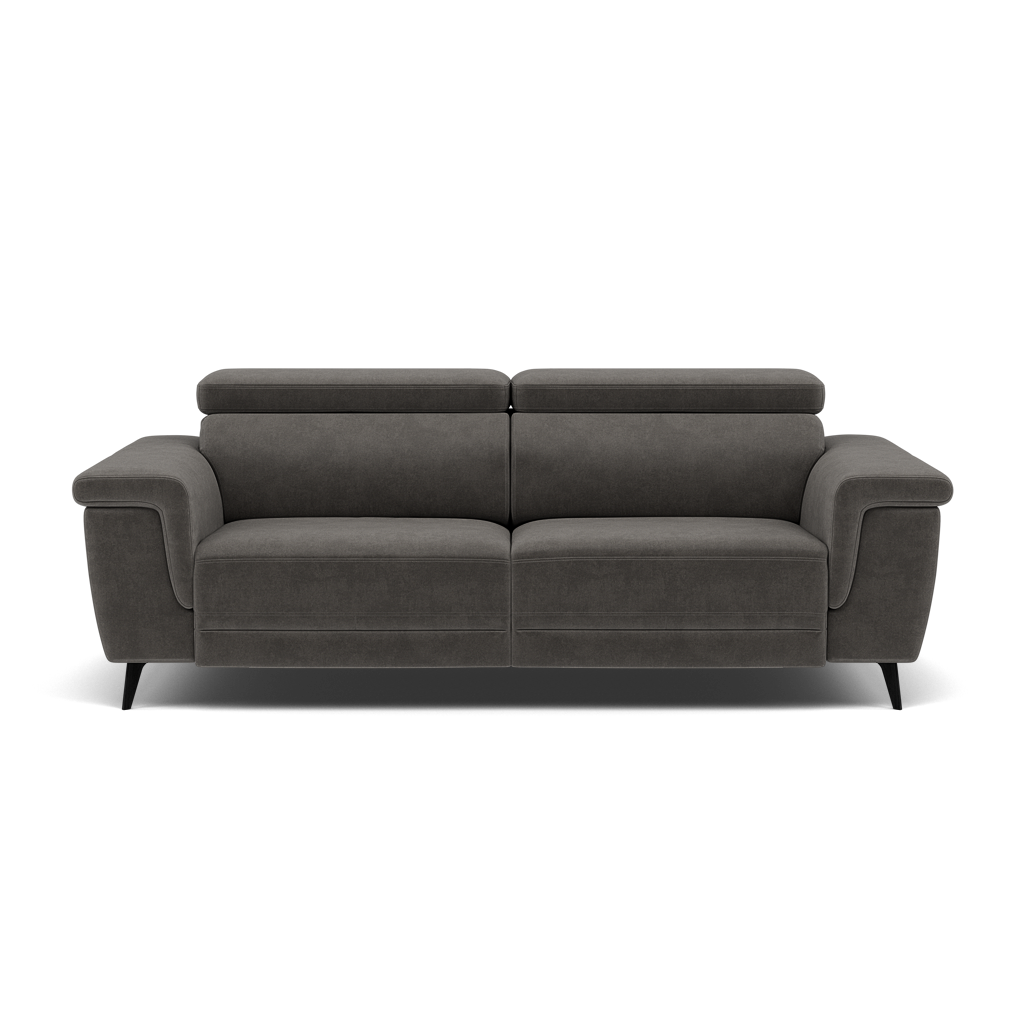 Sparta 3 Seater Recliner Sofa - 3 Str W/ 2 Power Recliner W/ 2 Ratchet Headrest Fabric - Power with Manual Headrest 3 Seater Sofas Sterling Home 15