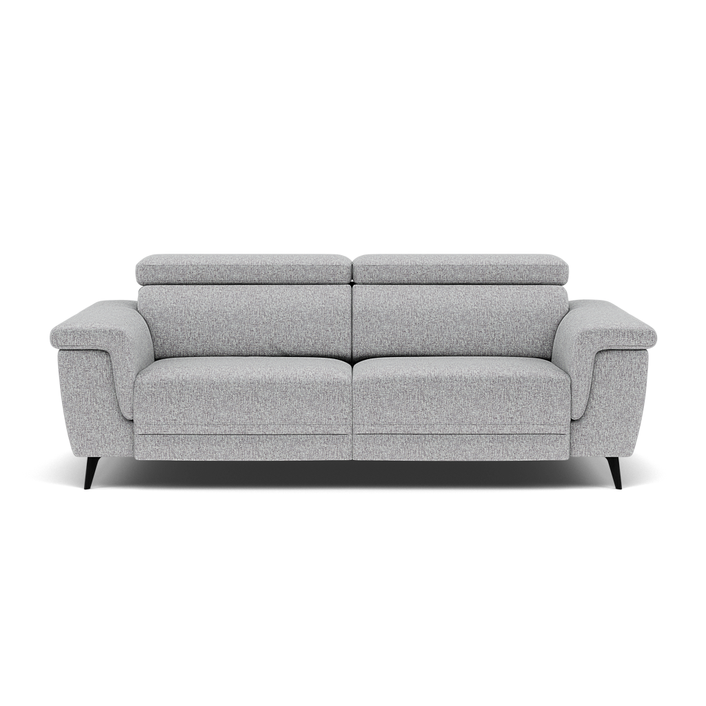 Sparta 3 Seater Recliner Sofa - 3 Str W/ 2 Power Recliner W/ 2 Ratchet Headrest Fabric - Power with Manual Headrest 3 Seater Sofas Sterling Home 17