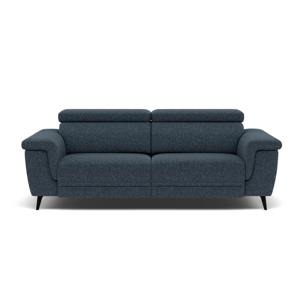 Sparta 3 Seater Recliner Sofa - 3 Str W/ 2 Power Recliner W/ 2 Ratchet Headrest Fabric - Power with Manual Headrest 3 Seater Sofas Sterling Home 19