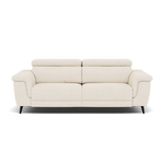 Sparta 3 Seater Recliner Sofa - 3 Str W/ 2 Power Recliner W/ 2 Ratchet Headrest Fabric - Power with Manual Headrest 3 Seater Sofas Sterling Home 5 KB-1285-UK Darwin Ivory