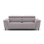 Sparta 3 Seater Recliner Sofa - 3 Str W/ 2 Power Recliner W/ 2 Ratchet Headrest Fabric - Power with Manual Headrest 3 Seater Sofas Sterling Home 10 KB-1291-UK Amigo Granite
