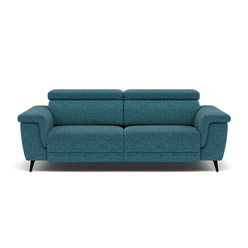 Sparta 3 Seater Recliner Sofa - 3 Str W/ 2 Power Recliner W/ 2 Ratchet Headrest Fabric - Power with Manual Headrest 3 Seater Sofas Sterling Home 13