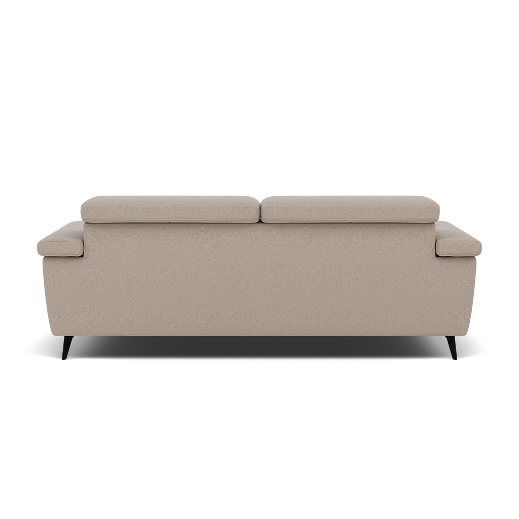 Sparta 3 Seater Recliner Sofa - 3 Str W/ 2 Power Recliner W/ 2 Ratchet Headrest Fabric - Power with Manual Headrest — CU9101-5-UK Oxford Beige, gallery image 2