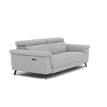 Sparta 3 Seater Recliner Sofa - 3 Str W/ 2 Power Recliner W/ 2 Ratchet Headrest Fabric - Power with Manual Headrest — CU9102-5-UK Oxford Silver, gallery image 1