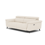 Sparta 3 Seater Recliner Sofa - 3 Str W/ 2 Power Recliner W/ 2 Ratchet Headrest Fabric - Power with Manual Headrest — KB-1285-UK Darwin Ivory, gallery image 3