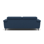 Sparta 3 Seater Recliner Sofa - 3 Str W/ 2 Power Recliner W/ 2 Ratchet Headrest Fabric - Power with Manual Headrest — KB-1290-UK Amigo Navy, gallery image 2